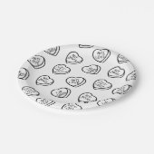 Antivalentiner Tagescreme Pappteller (Schrägansicht)