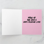 ANTIVALENTINS TAGESGRIFF Grußkarte Karte (Innenseite)