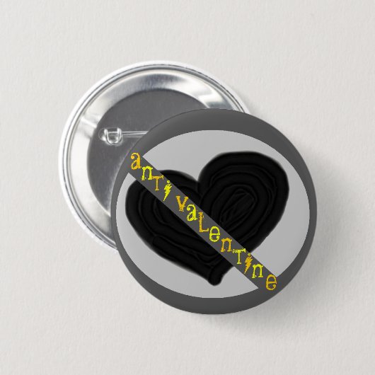 AntiValentinsgruß Button (Vorne & Hinten)