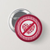 AntiValentinstag-Knopf Button (Vorne & Hinten)