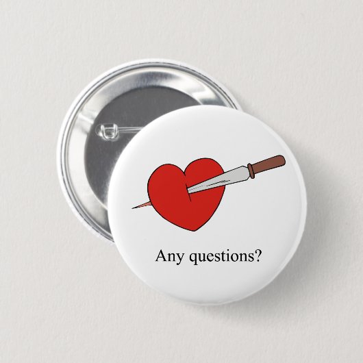 Antivalentinstasten Button (Vorne & Hinten)