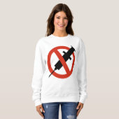ANTIVAX ANTIVACCINE T - SHIRT SWEATSHIRTS (Vorne ganz)