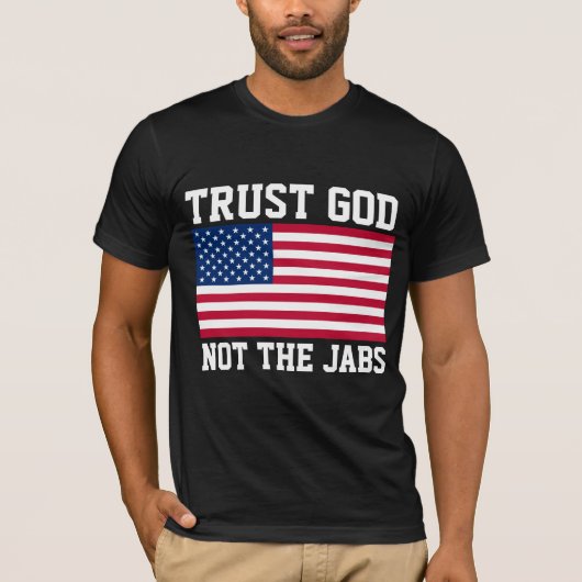 ANTIVAX IMPFSTOFF TRUST GOD-T - SHIRT (Vorderseite)