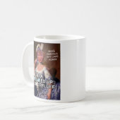 Antiwahl 2016 donald Trump Marie Antoinette Kaffeetasse (Vorderseite Links)