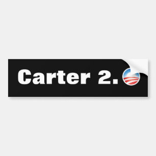 Antiwahl-Autoaufkleber 2012 Obama Carter 2,0 Autoaufkleber