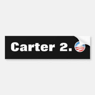 Antiwahl-Autoaufkleber 2012 Obama Carter 2,0 Autoaufkleber