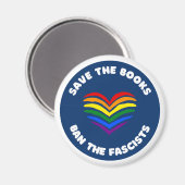 Antizendenzbuch Verbot des Rainbow-Heart Magnet (Vorderseite/Rückseite)