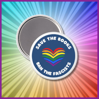 Antizendenzbuch Verbot des Rainbow-Heart Magnet