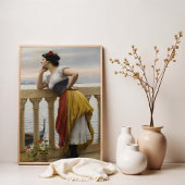 Antizipation durch Eugene de Blaas, Kunst Poster