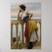 Antizipation durch Eugene de Blaas, Kunst Poster (Vorne)