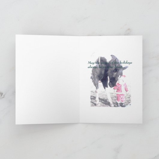 "Antizipation" Feiertagskarte (Innenseite)