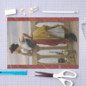 Antizipation von Eugene de Blaas, Art Decoupage Seidenpapier (Handwerk)