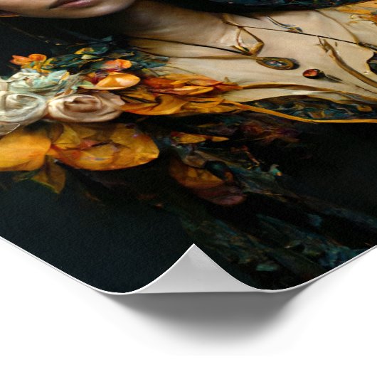 Antler Fee 2 Faiasy Fantasy Art Poster (Ecke)