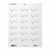 Antler geben das Adressetikett zurück (Vorne)