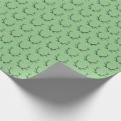Antler Geschenk Wrap Wrapping Papier Grünbuch Geschenkpapier (Ecke)