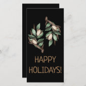 Antler mit grüner Verzweigung Postkarte (Vorne/Hinten)