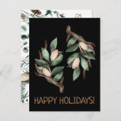 Antler mit grüner Verzweigung Postkarte (Vorne/Hinten)