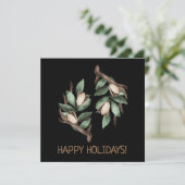 Antler mit grüner Verzweigung Postkarte (Stehend Vorderseite)