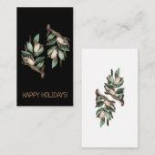 Antler mit grüner Verzweigung Postkarte (Vorne/Hinten)