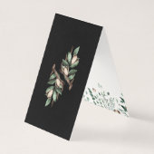 Antler mit grüner Verzweigung Postkarte (Rückseite)