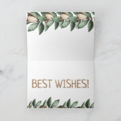 Antler mit grüner Verzweigung Postkarte (Innenseite)
