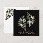 Antler mit grüner Verzweigung Postkarte (Vorne/Hinten)