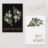 Antler mit grüner Verzweigung Postkarte (Vorne/Hinten)