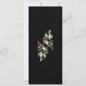 Antler mit grüner Verzweigung Postkarte (Rückseite)