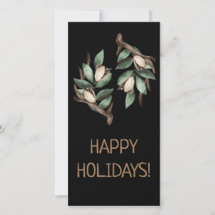 Antler mit grüner Verzweigung Postkarte