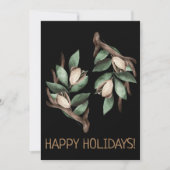 Antler mit grüner Verzweigung Postkarte (Vorderseite)