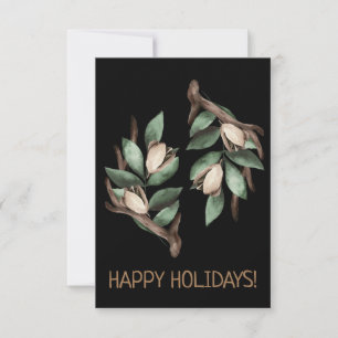 Antler mit grüner Verzweigung Postkarte