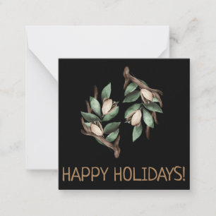 Antler mit grüner Verzweigung Postkarte