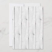 Antler & Vine Wasserfarbe Save the Date Foto (Rückseite)