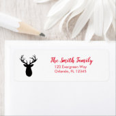 Antler Wilderness Winter Address Label (Insitu)