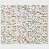 Antler Wrapping Paper Geschenkpapier (Flach)