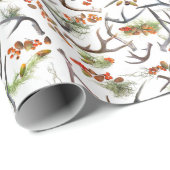 Antler Wrapping Paper Geschenkpapier (Rolleneckpunkt)