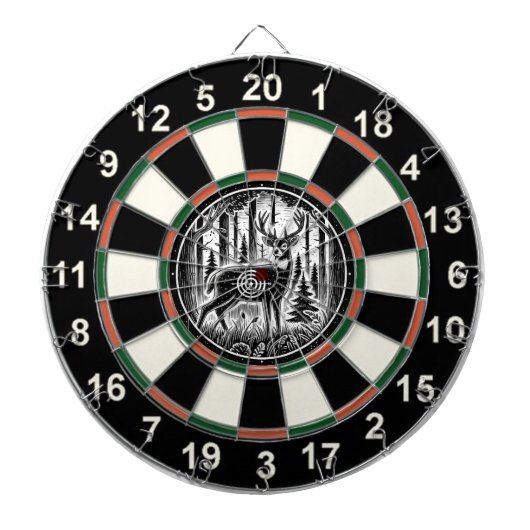 Antlerge Hirschwald Dartscheibe (vorne)