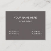 Antlers Are Back Deer Quote Speed Dating Service Visitenkarte (Rückseite)