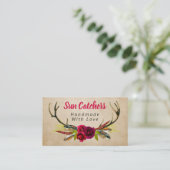 Antlers Handmade Sun Catchers Visitenkarte (Stehend Vorderseite)