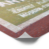 Antlers Hotel Sign, Baker City, Oregon Poster (Ecke)