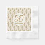 Antlers Hunter Birthday Years Young Serviette (Vorderseite)