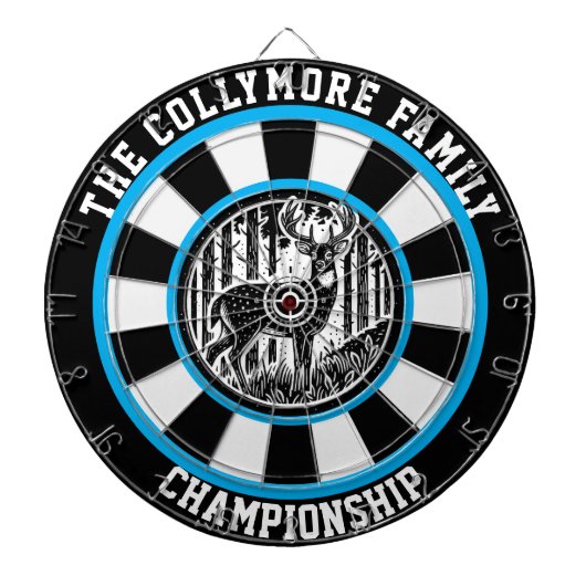 Antlertes Hirschjagdwerk Dartscheibe (vorne)