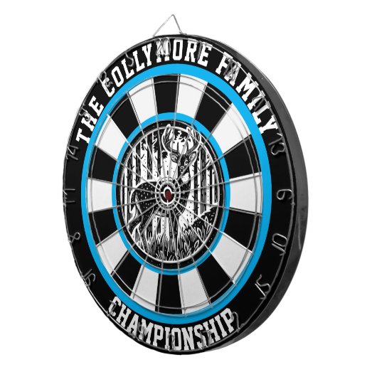 Antlertes Hirschjagdwerk Dartscheibe (Vorderseite rechts)