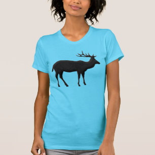 Antletter Hirsch Stag Wildlife Art T-Shirt