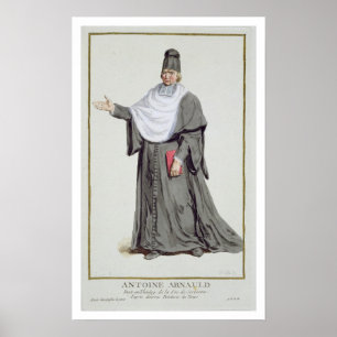 Antoine Arnauld (1612-94) von 'Receuil DES Estamp Poster