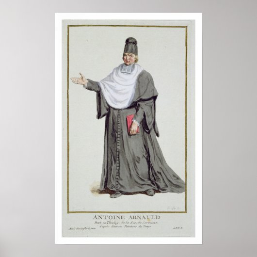 Antoine Arnauld (1612-94) von "Receuil des Estamp Poster (Vorne)