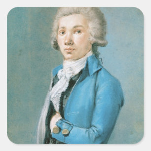 Antoine Barnave Quadratischer Aufkleber
