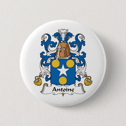 Antoine-Familienwappen Button (Vorderseite)