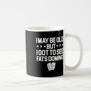 Antoine Fats Domino Music Legend Fan I may be Old Kaffeetasse