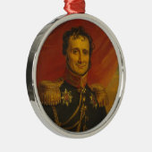 Antoine-Henri Jomini Silbernes Ornament (Rechts)